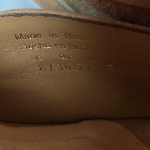 ALDO Women's Sublimity Suede Open Toe Platform Heels/Stilettos Sz: 8 Taupe - Picture 12 of 12